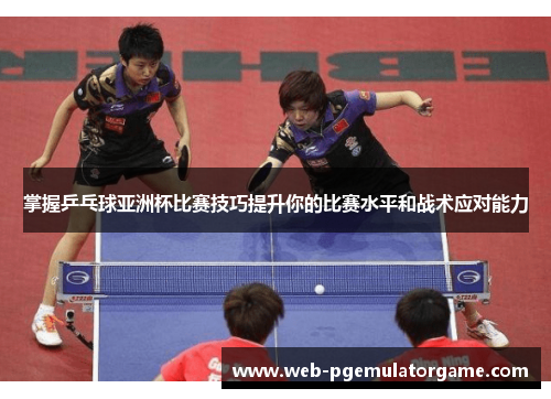 掌握乒乓球亚洲杯比赛技巧提升你的比赛水平和战术应对能力